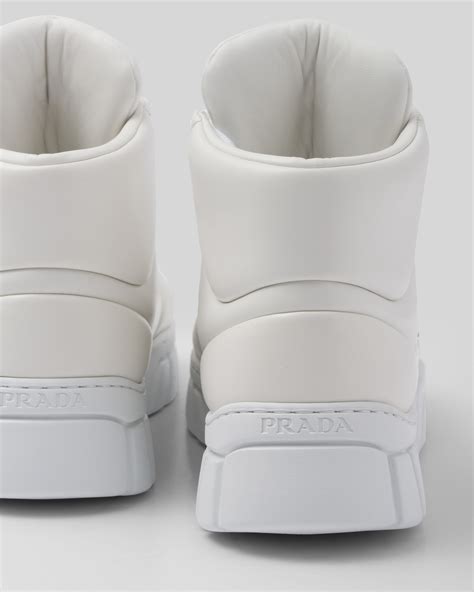 prada nappa leather high top sneakers|farfetch Prada sneakers.